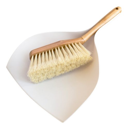 Set Mătură și Făraș Mini din Bambus - YORK ECO NATURAL, Material Perii PET