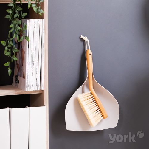 Set Mătură și Făraș Mini din Bambus - YORK ECO NATURAL, Material Perii PET