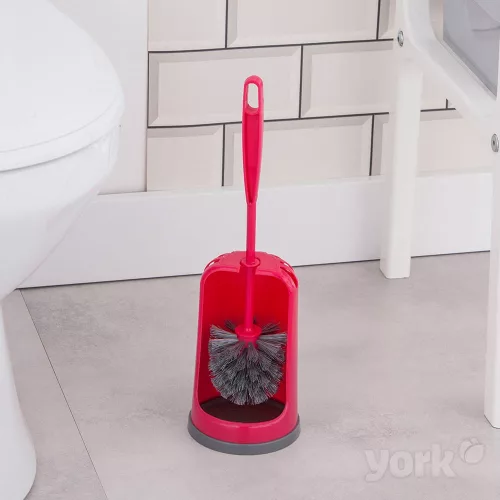 Perie WC și Suport LUX - YORK, Design Profilat pentru Curățare Eficientă