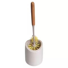   8 x Set Perie de Toaletă Ecologică cu Suport Bambus - York Eco Natural