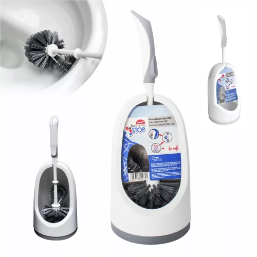 Perie WC Antibacteriană cu Suport - YORK OPRIREA BACTERIILOR