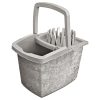 Găleată dreptunghiulară cu storcător 15 litri - YORK LOFT, IML, model de beton
