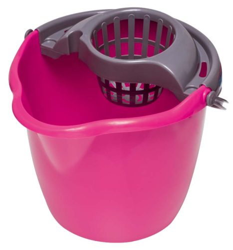 Set 24 x Găleată Rotundă cu Sistem de Stoarcere, 12 Litri - YORK - Casă Curată