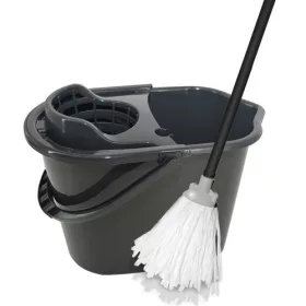   30 x Set Mop cu Găleată Pătrată de 10 Litri - YORK - Clean House