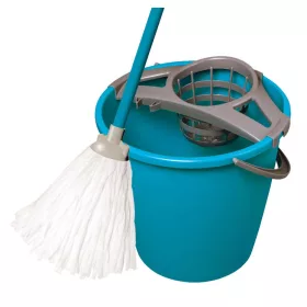   36 x Set Mop cu Găleată Rotundă de 10 Litri - YORK - Casă Curată