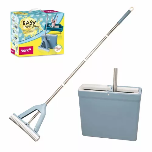 Set Mop cu Burete și Găleată Ergonomică și Multifuncțională - YORK - Clean House
