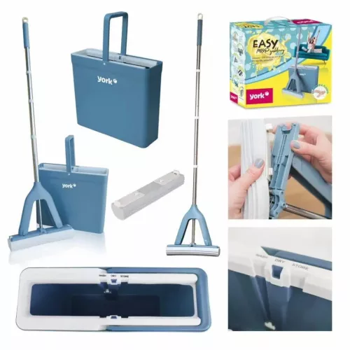 Set Mop cu Burete și Găleată Ergonomică și Multifuncțională - YORK - Clean House