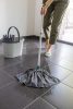Set Mop Eco RUBI EGO cu Microfibră și Mâner Reglabil, cu Bandă de Frecare POWER SCRUB