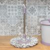 Set Mop Rotativ Speed Max cu Microfibră și Găleată cu Sistem Rotativ - YORK - Clean House