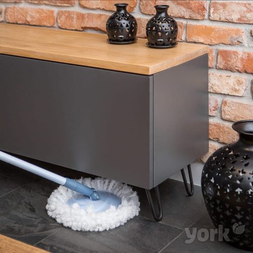 Set Mop Rotativ Special YORK cu Capete Interșanjabile pentru Curățare Eficientă