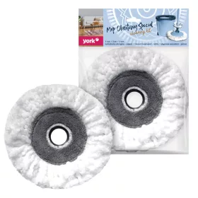   20 x Cap de Mop Rotativ din Microfibră pentru Curățenie Eficientă - York Clean House