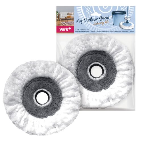 20 x Cap de Mop Rotativ din Microfibră pentru Curățenie Eficientă - York Clean House