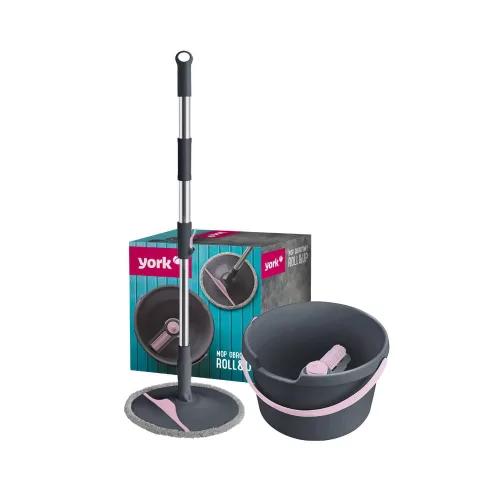 Set Mop Rotativ Roll&Up YORK - Casă Curată pentru Curățenie Eficientă