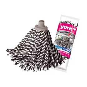   18 x Cap de Mop din Bumbac cu Model Zebră 1 Bucată - YORK ZEBRA - CLEAN HOUSE