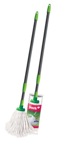 20 x Mop cu Cap din Bumbac și Mâner Telescopic Robust (150 cm) - YORK - CLEAN HOUSE