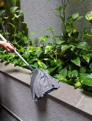 Mop Circular RUBI York Eco Ego din Microfibră cu Bandă de Frecare pentru Pete Rebele - Curățenie Eficientă și Sustentabilă