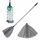 Mop telescopic din microfibră circular RUBI YORK Eco Ego pentru curățare eficientă și delicată
