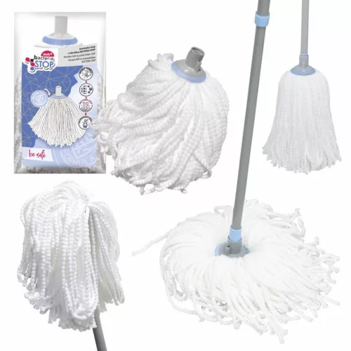 Cap Mop Antibacterian din Microfibră cu Particule de Argint - YORK BACTERIA STOP - CLEAN HOUSE