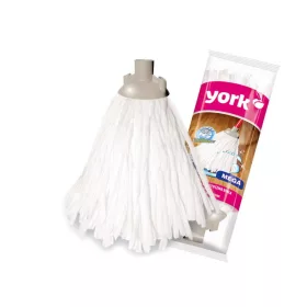  40 x Cap de Mop Sintetic Alb 1 bucată MEGA - YORK - CLEAN HOUSE