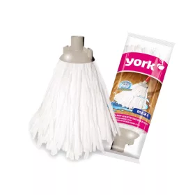   18 x Cap MOP Sintetic Alb 1 bucată MAXI - YORK - CLEAN HOUSE