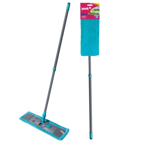 24 x Mop cu Cap Plat și Mâner Telescopic de 120cm CLASIC - YORK - CURĂȚENIE CASĂ