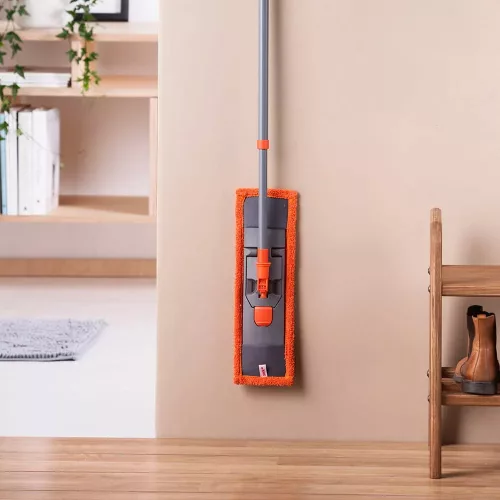 Mop cu Cap Plat și Mâner Telescopic de 120cm CLASIC - YORK - CURĂȚENIE CASĂ