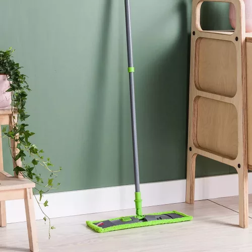 Mop cu Cap Plat și Mâner Telescopic de 120cm CLASIC - YORK - CURĂȚENIE CASĂ