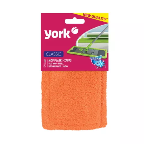 Rezerve Mop Lapos din Microfibră pentru Curățenie Clasică - 1 Bucată - YORK - CASA CURATĂ