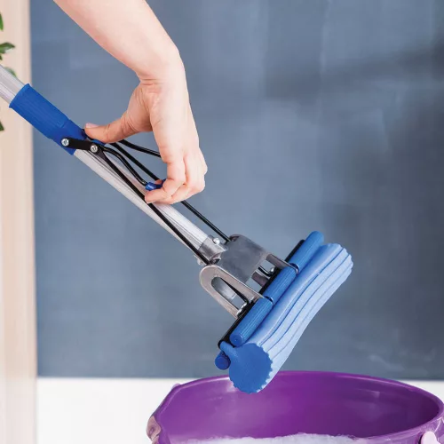 Mop cu Burete pentru Curățarea Podelelor cu Mâner Telescopic MOP TOP - YORK - CURĂȚENIE ACASĂ