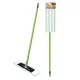 Mop plat din microfibră pentru curățarea podelelor cu mâner de 120 cm culoare azur - YORK - CLEAN HOUSE