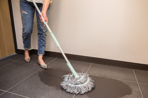 12 x Mop Cu Capacitate Superioară de Absorbție, cu Mâner din Oțel de 130 cm, TWIST MOP - YORK - CLEAN HOUSE