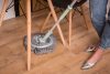 Mop Cu Capacitate Superioară de Absorbție, cu Mâner din Oțel de 130 cm, TWIST MOP - YORK - CLEAN HOUSE