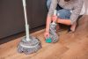 Mop Cu Capacitate Superioară de Absorbție, cu Mâner din Oțel de 130 cm, TWIST MOP - YORK - CLEAN HOUSE