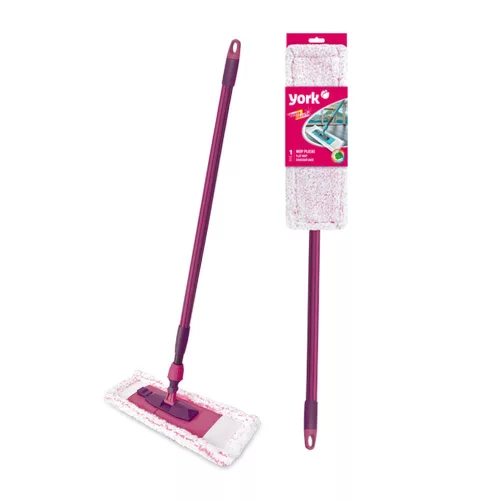Mop Universal cu Cap Plat și Mâner Telescopic COLECTARE PUTERNICĂ - YORK - CASĂ CURATĂ