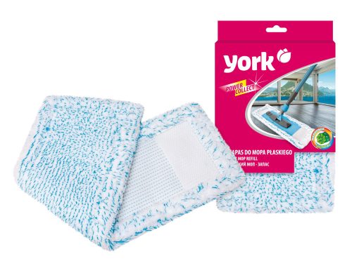 8 x Rezervă Cap Mop Lapos COLECTARE PUTERNICĂ pentru Curățare Universală - YORK - CASĂ CURATĂ