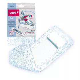   48 x Rezervă Mop Magnetic Plat, Extrem de Absorbant, 1 Bucată - YORK MAGNETIC - CLEAN HOUSE