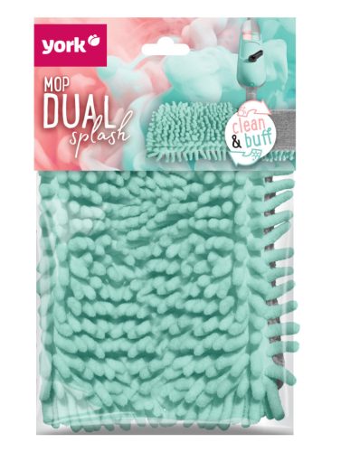 Rezerve Mop Microfibră Duală 40x14 cm pentru Spray Mop DUAL SPLASH - YORK - CURĂȚENIE CASNICĂ