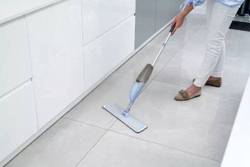 Rezervă Universală pentru Curățarea Podelelor - 1 Bucată - YORK BACTERIA STOP - CLEAN HOUSE - Compatibilă cu Mopul York Bacteria Stop Flat Spray