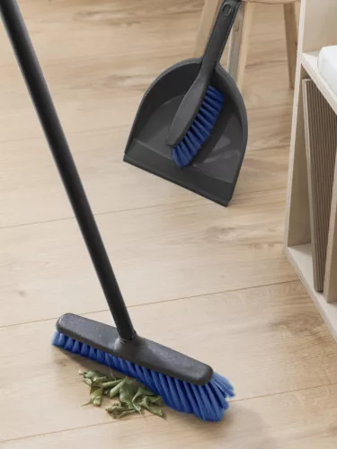 Set Mătură și Făraș COMBI AZUR din Material Reciclat - YORK - CLEAN HOUSE
