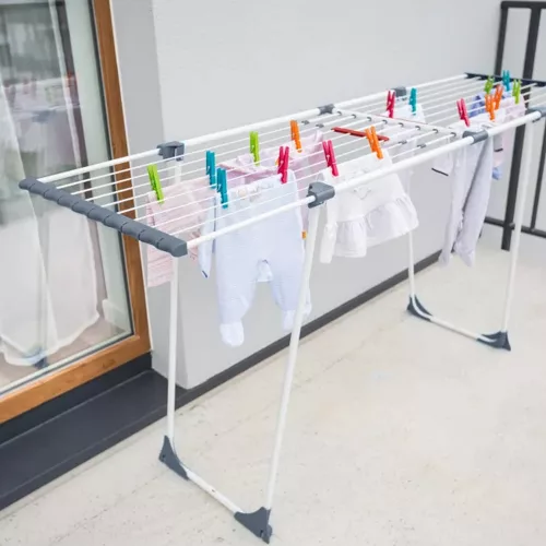 Uscător de Rufe Telescopic YORK WELL-KEPT WARDROBE, Design Modern, Capacitate 20 kg