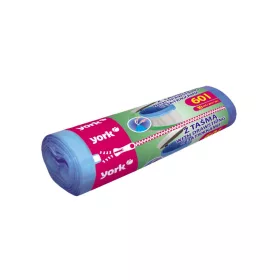   Saci de gunoi cu șnur de strângere 60 litri / 10 bucăți - YORK - CLEAN HOUSE