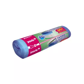   50 x Saci de gunoi cu șnur de strângere 60 litri / 10 bucăți - YORK - CLEAN HOUSE