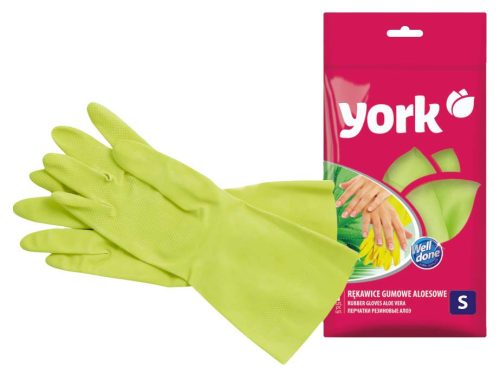 Mănuși din Latex cu Aloe Vera, Mărimea S, pentru Curățenie și Protecție - YORK CLEAN HOUSE