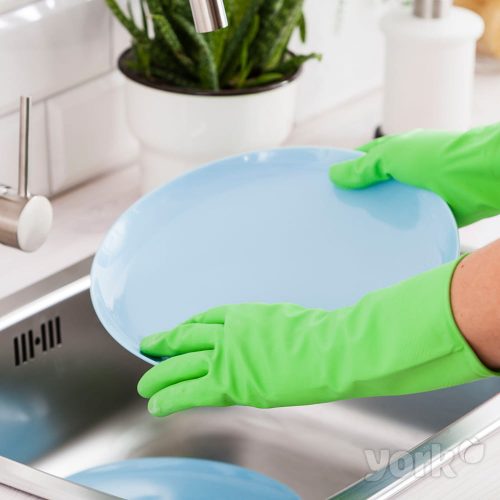 Mănuși din Latex cu Aloe Vera, Mărimea S, pentru Curățenie și Protecție - YORK CLEAN HOUSE