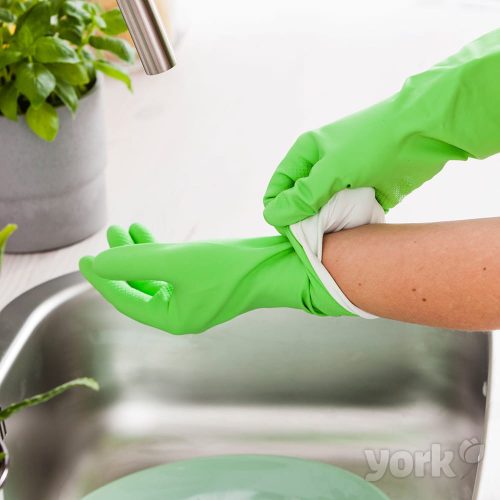 Mănuși din Latex cu Aloe Vera, Mărimea S, pentru Curățenie și Protecție - YORK CLEAN HOUSE