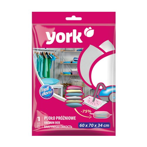 Sac de Vid 60cm x 70cm x 34cm - York - Ideal pentru Organizarea Eficientă a Garderobei