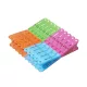 50 x Set 20 Mini Clipsuri de Rufe, 5 cm, Plastic cu Arc Zinc-Ațel, Azur - YORK - GARDEROBĂ BINE ÎNTREȚINUTĂ