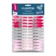 Set 24 cârlige de rufe roșii - YORK - GARDEROBĂ BINE ÎNTREȚINUTĂ