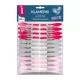 Set 40 mm Cârlige de Rufe Roșii, 24 bucăți - YORK - GARDEROBĂ BINE ÎNGRIJITĂ