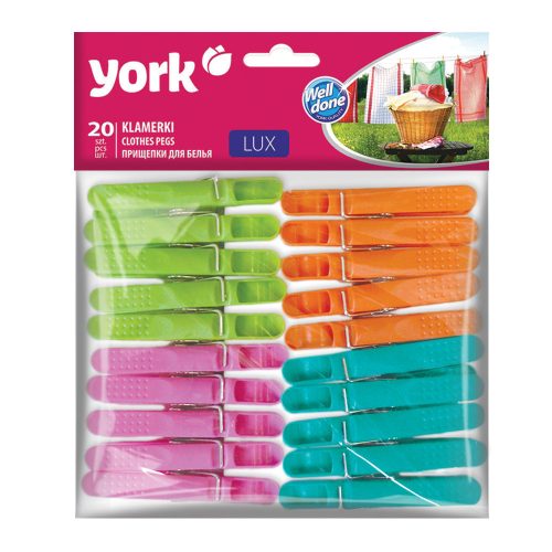 Set 30 x Cârlige de Rufe LUX - YORK - Garderobă Bine Întreținută